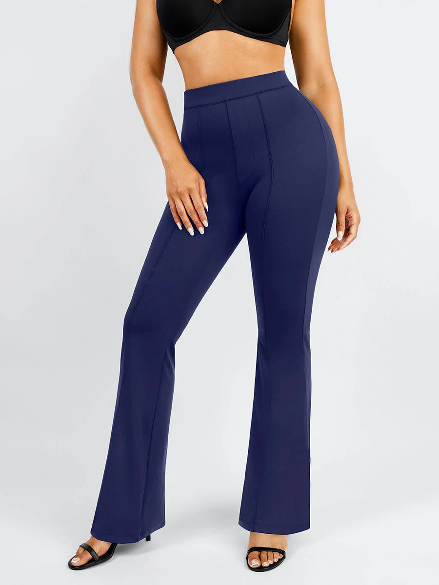 High Waist Built-in Shaping Short Flare