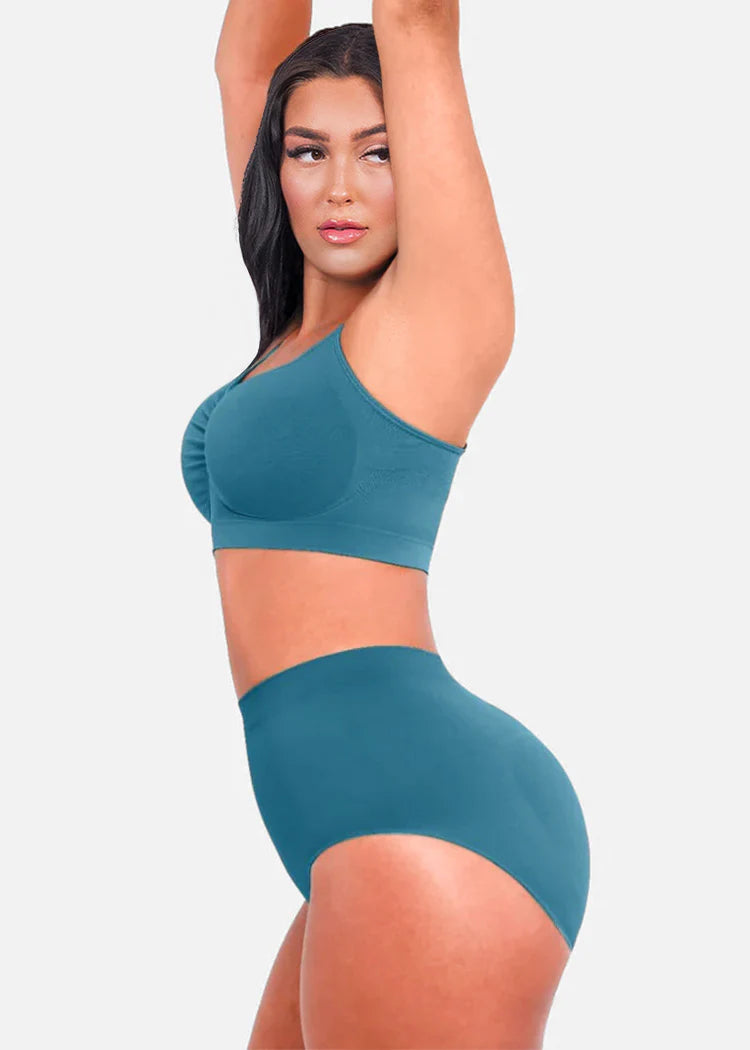 Seamless Shaping Bra with Adjustable Shoulder Straps