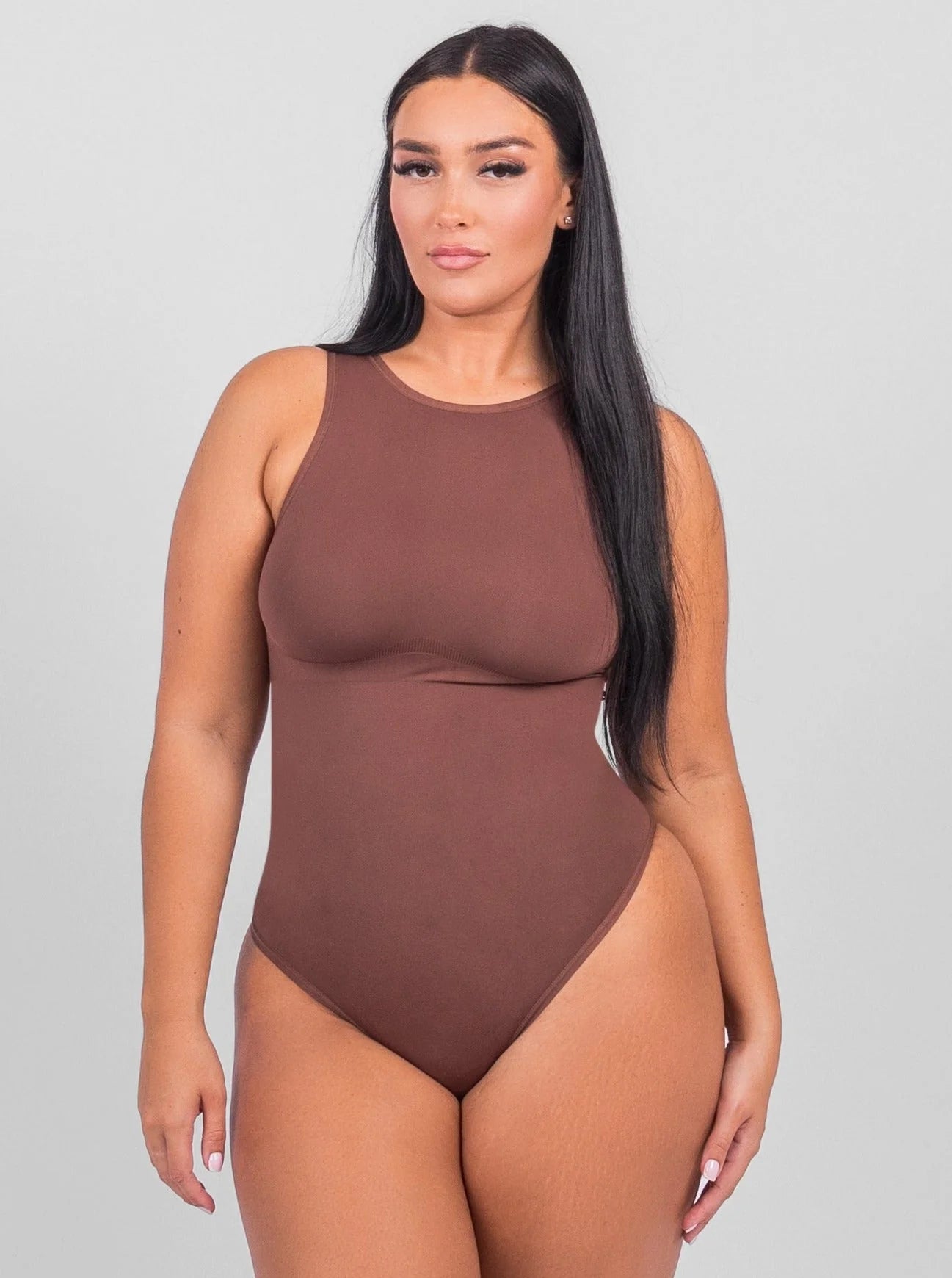 Sleeveless High Neck Bodysuit