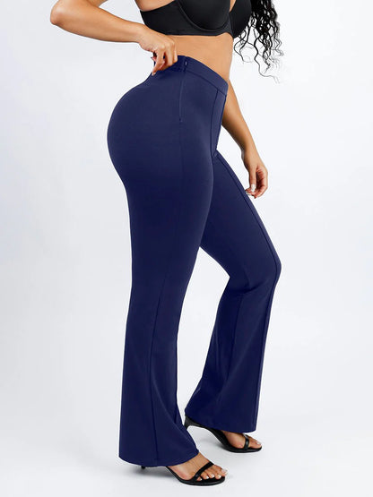 High Waist Built-in Shaping Short Flare