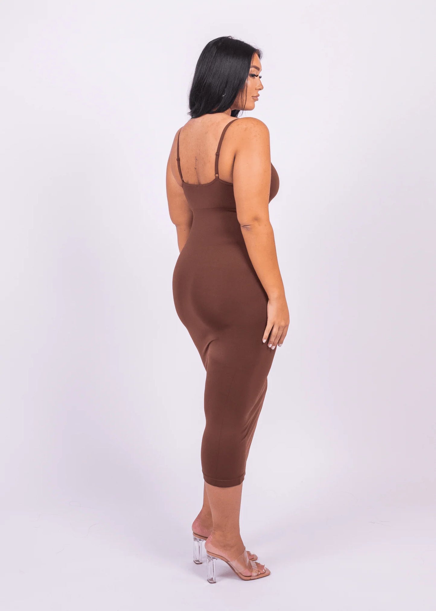 Seamless 360° Sculpting Bodycon Dress with Built-In Shaping