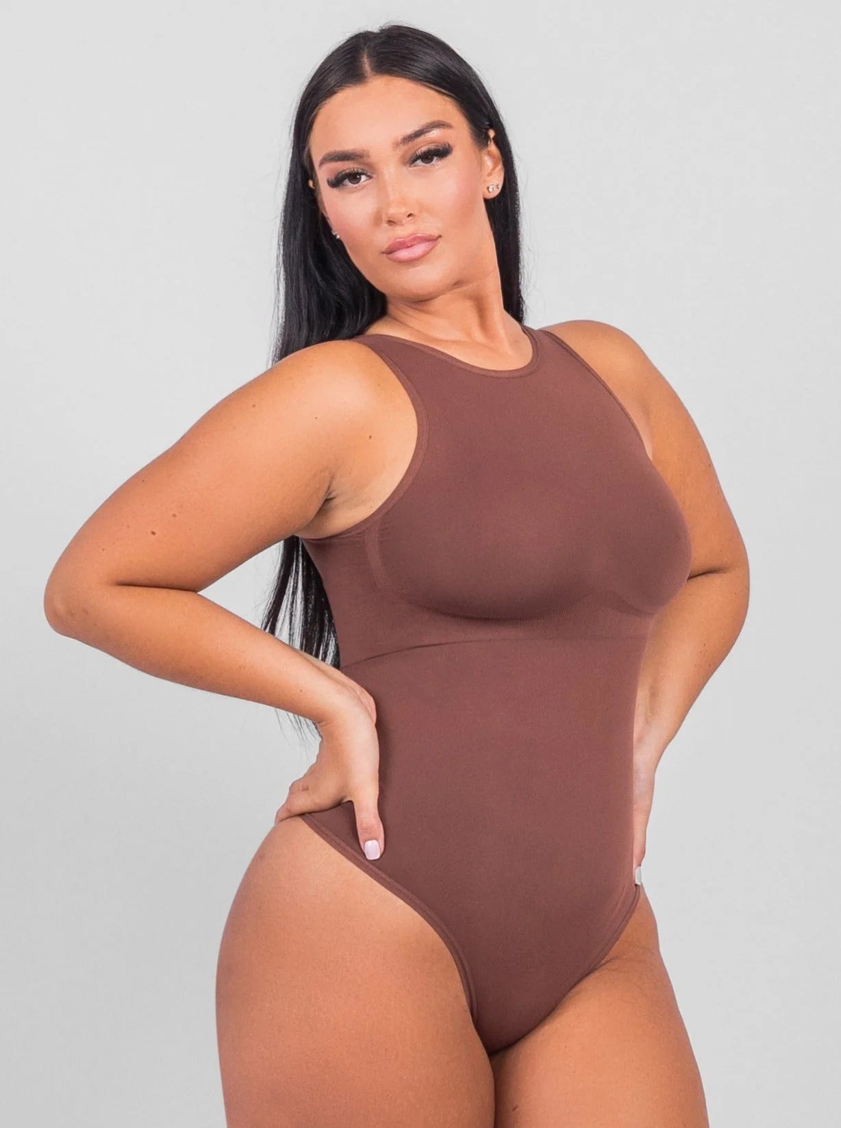 Sleeveless High Neck Bodysuit