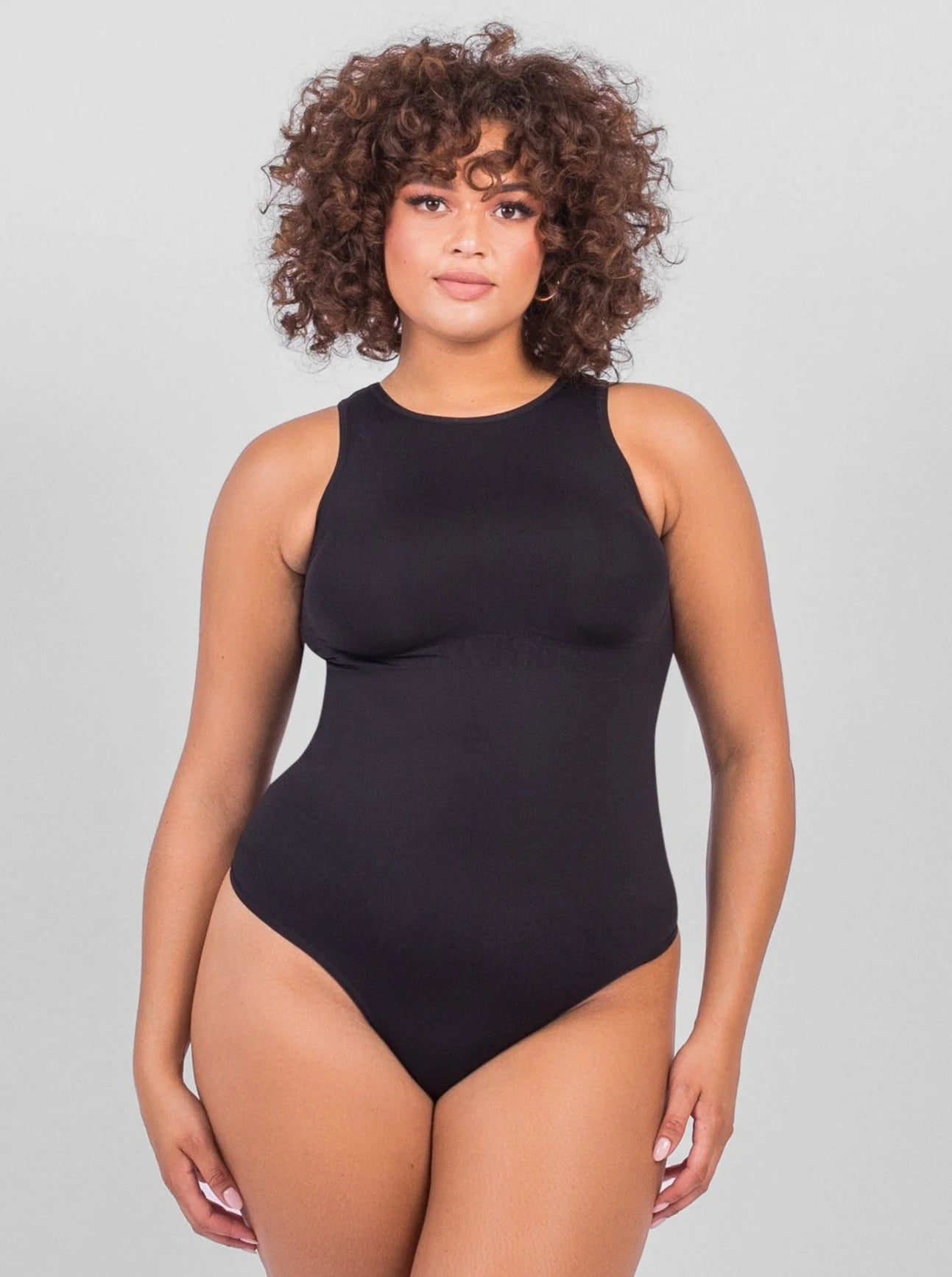 Sleeveless High Neck Bodysuit