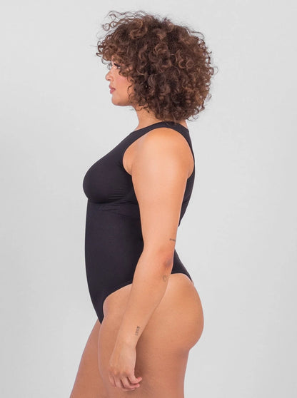 Sleeveless High Neck Bodysuit